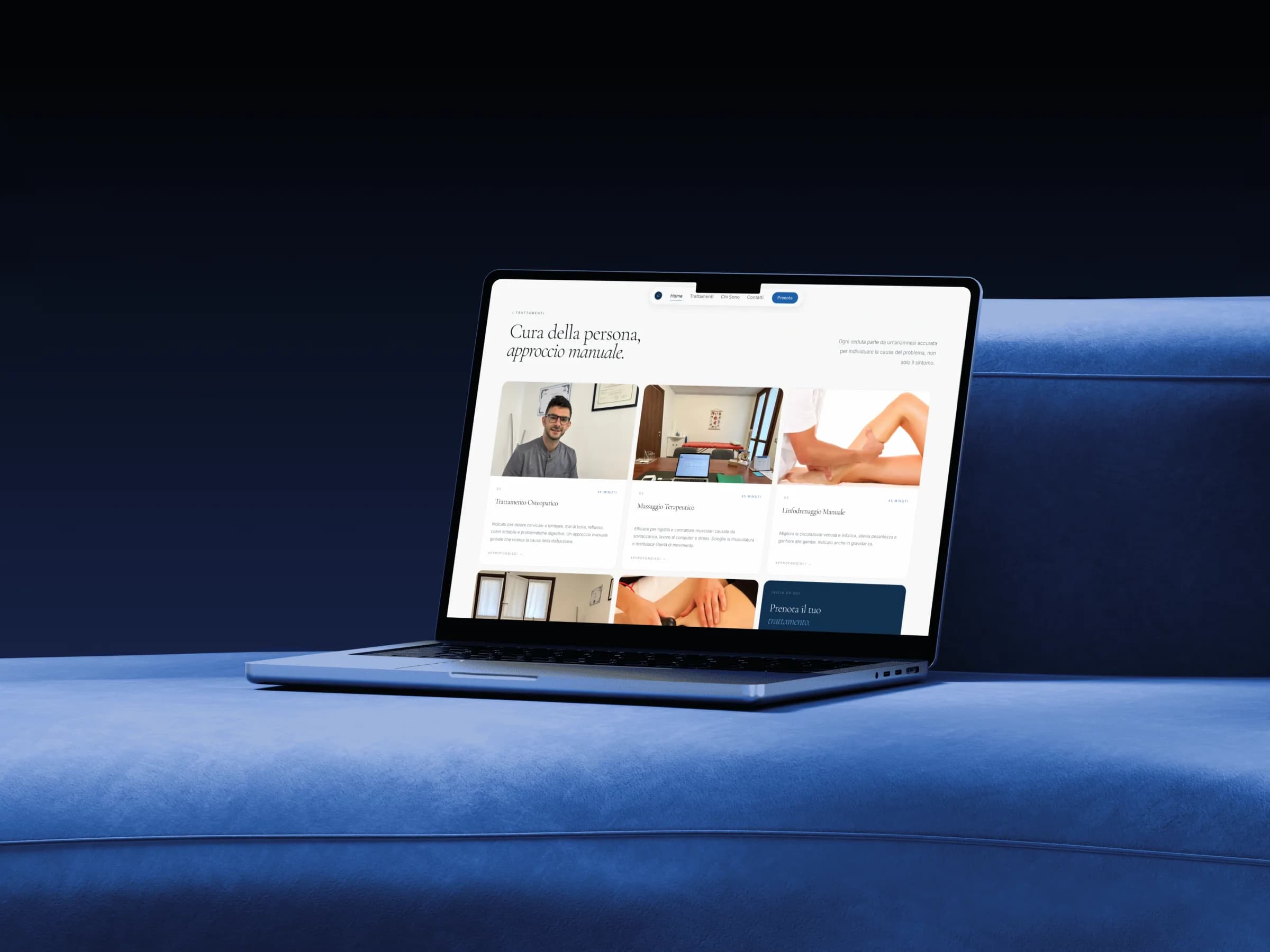 About page with photo and professional background of Giorgio Galli